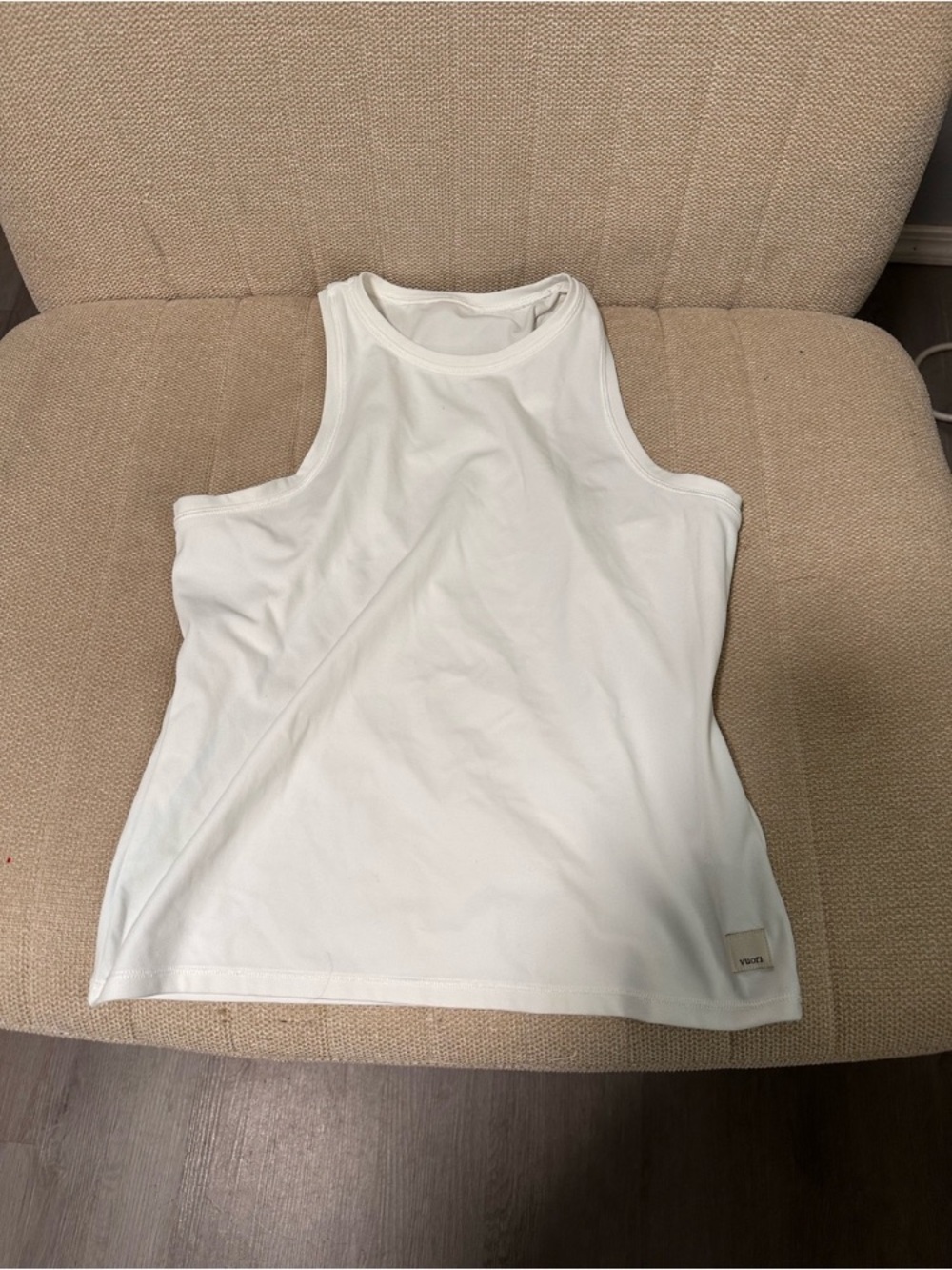 Women’s White Racerback Tank Top